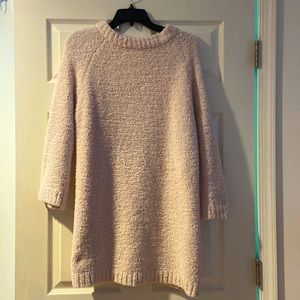 Soft, light pink, winter dress
